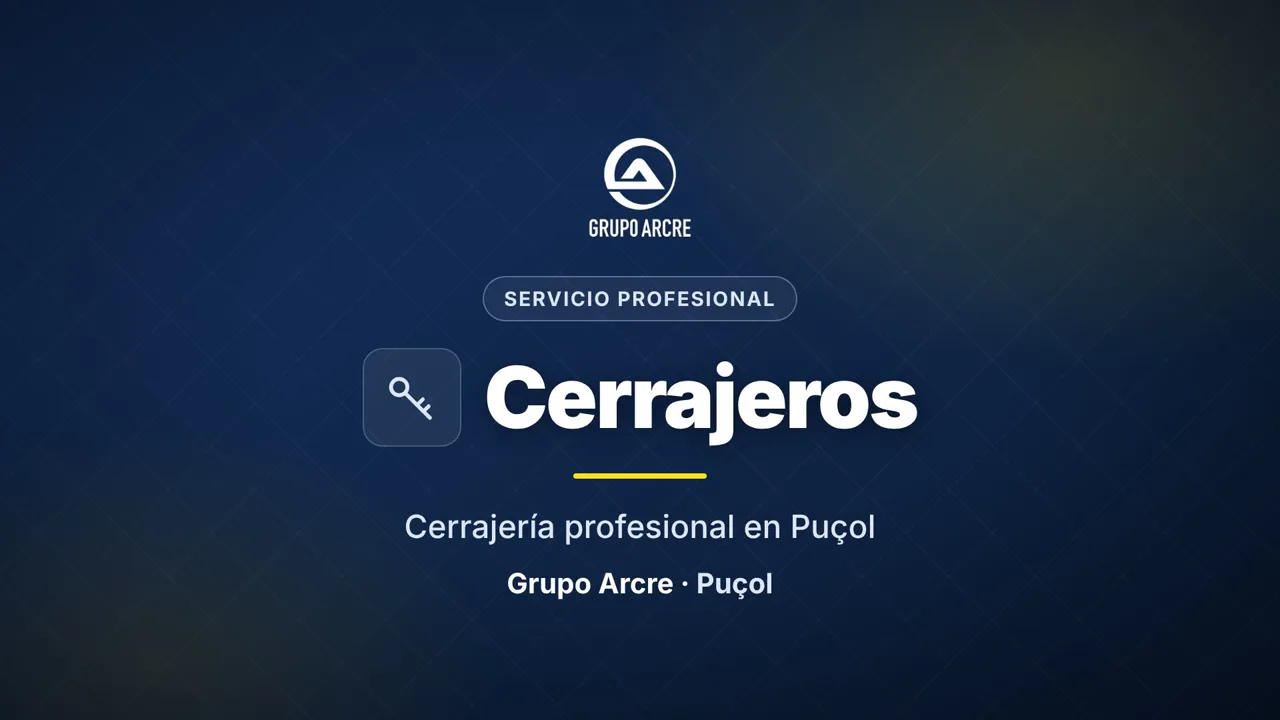 Cerrajería profesional en Puçol