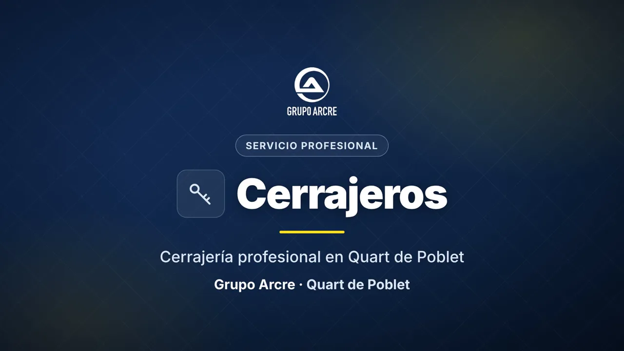 Cerrajería profesional en Quart de Poblet